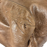 Balenciaga Brown Lambskin Day Moto Hobo Bag