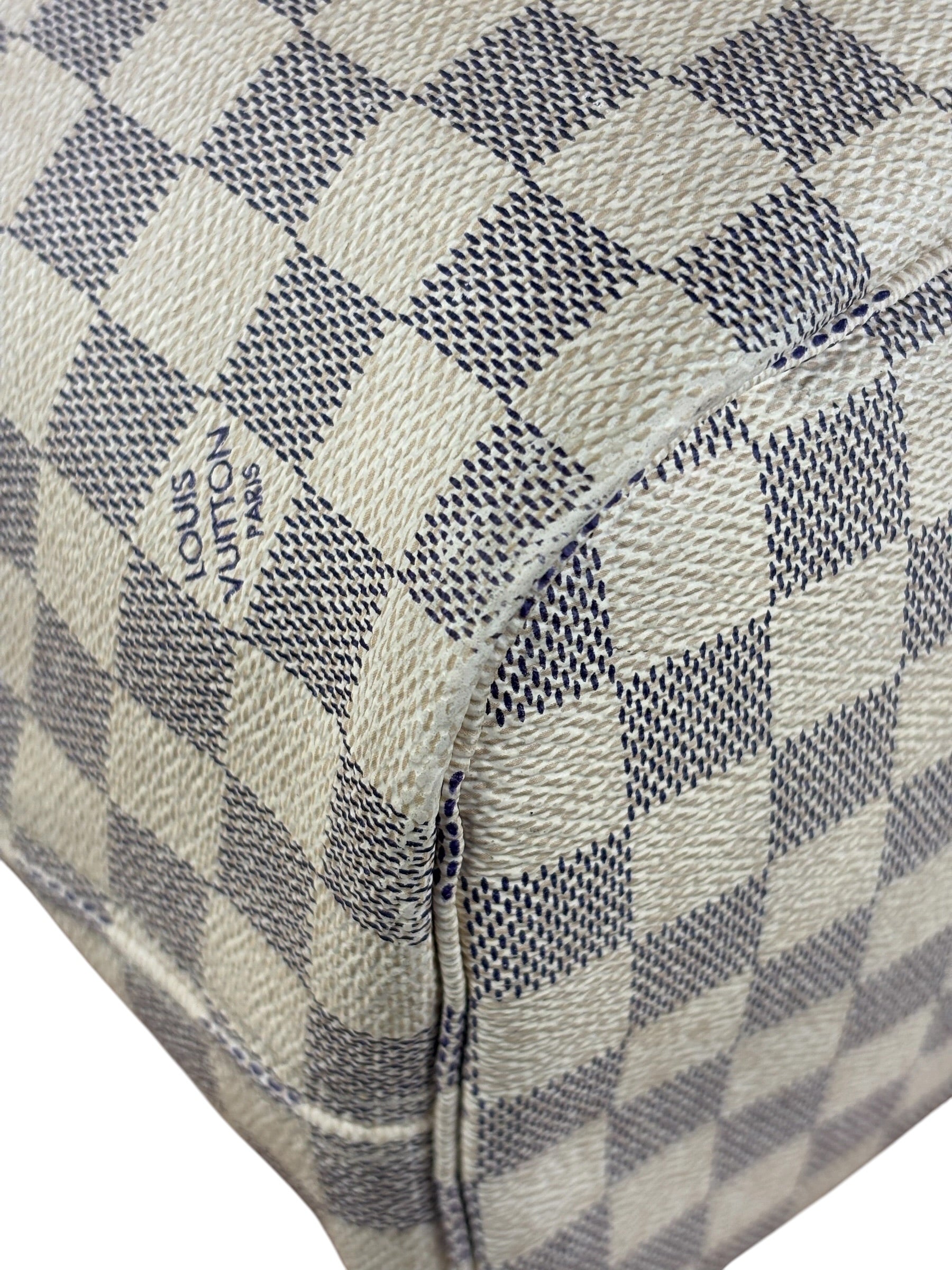 Louis Vuitton Damier Azur Neverfull Shoulder Bag GM