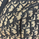 Christian Dior Vintage Navy Trotter Boston Bag