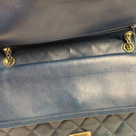Chanel Blue Reissue 225 Double Flap Bag 1991