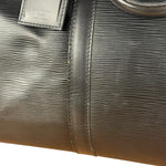 Louis Vuitton Noir Epi Leather Keepall 55