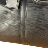 Louis Vuitton Noir Epi Leather Keepall 55