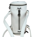 Telfar White Leather Duffle Two-Way Bag