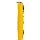 Balenciaga Yellow Leather Moto Zip Wallet