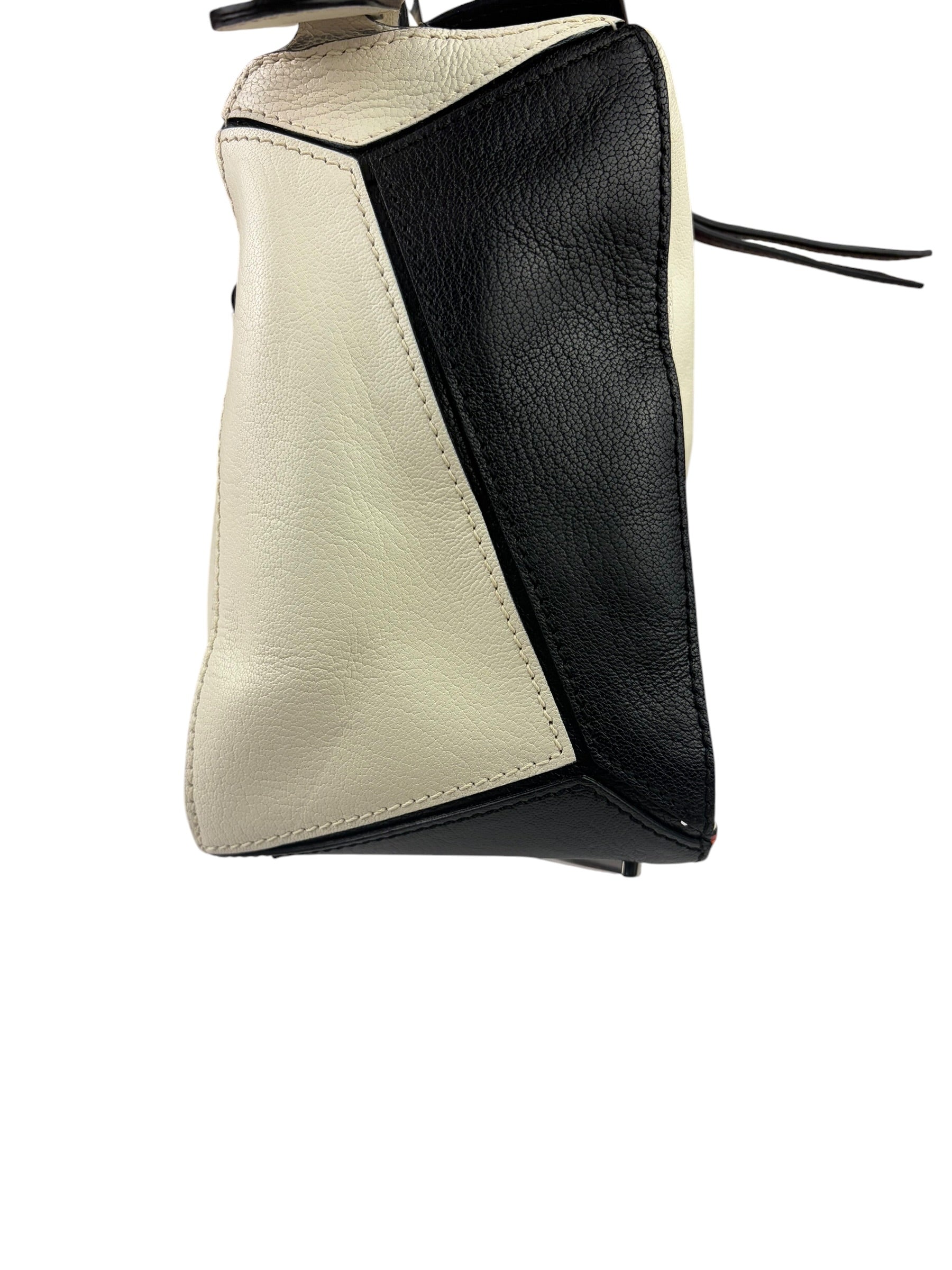 Loewe Colorblock Leather Puzzle Two-Way Bag