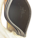 Gucci Vintage Black Leather Card Holder