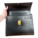 Saint Laurent Le Fermoir Top Handle 2Way Black