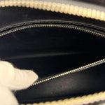 Christian Dior Rare Black/Navy Croc Embossed Lady Dior Handbag
