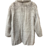 Vintage Grey Mink Fur Long Coat