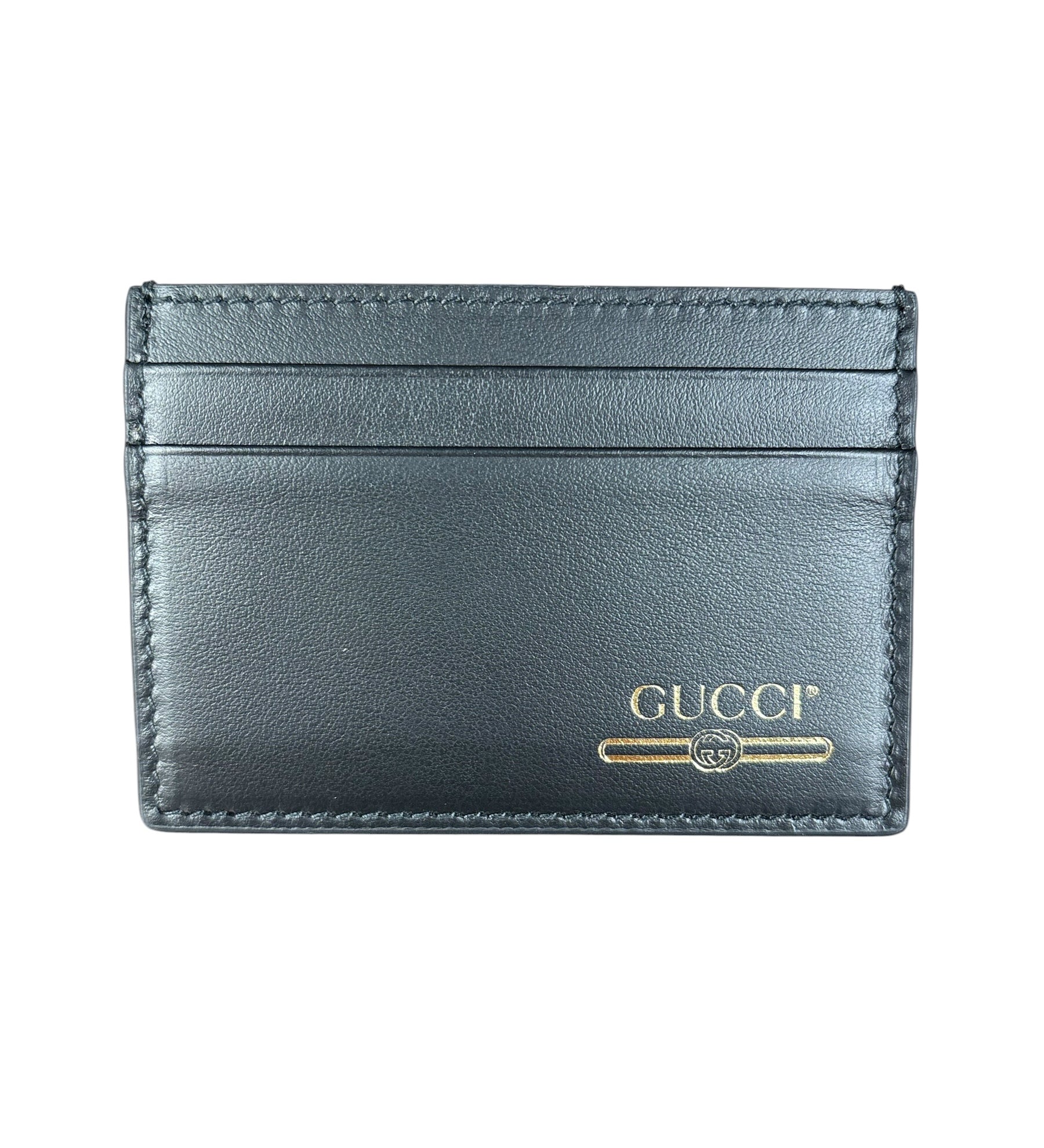 Gucci Black Leather Cardholder