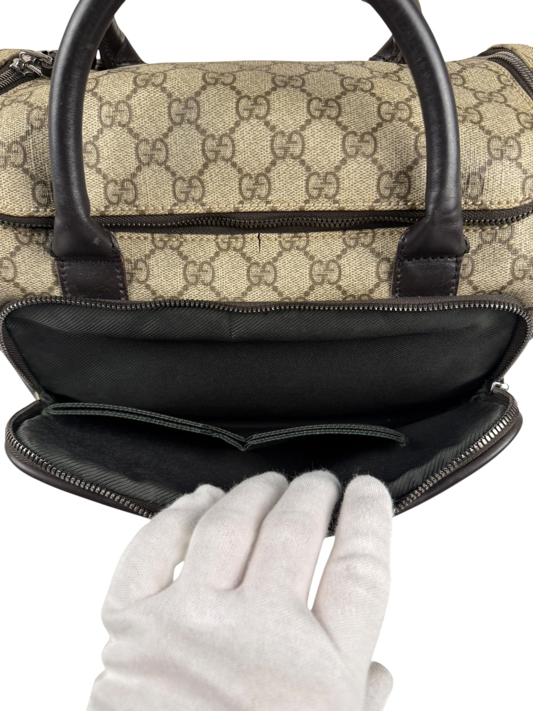 Gucci GG Coated Canvas Mini Travel Bag