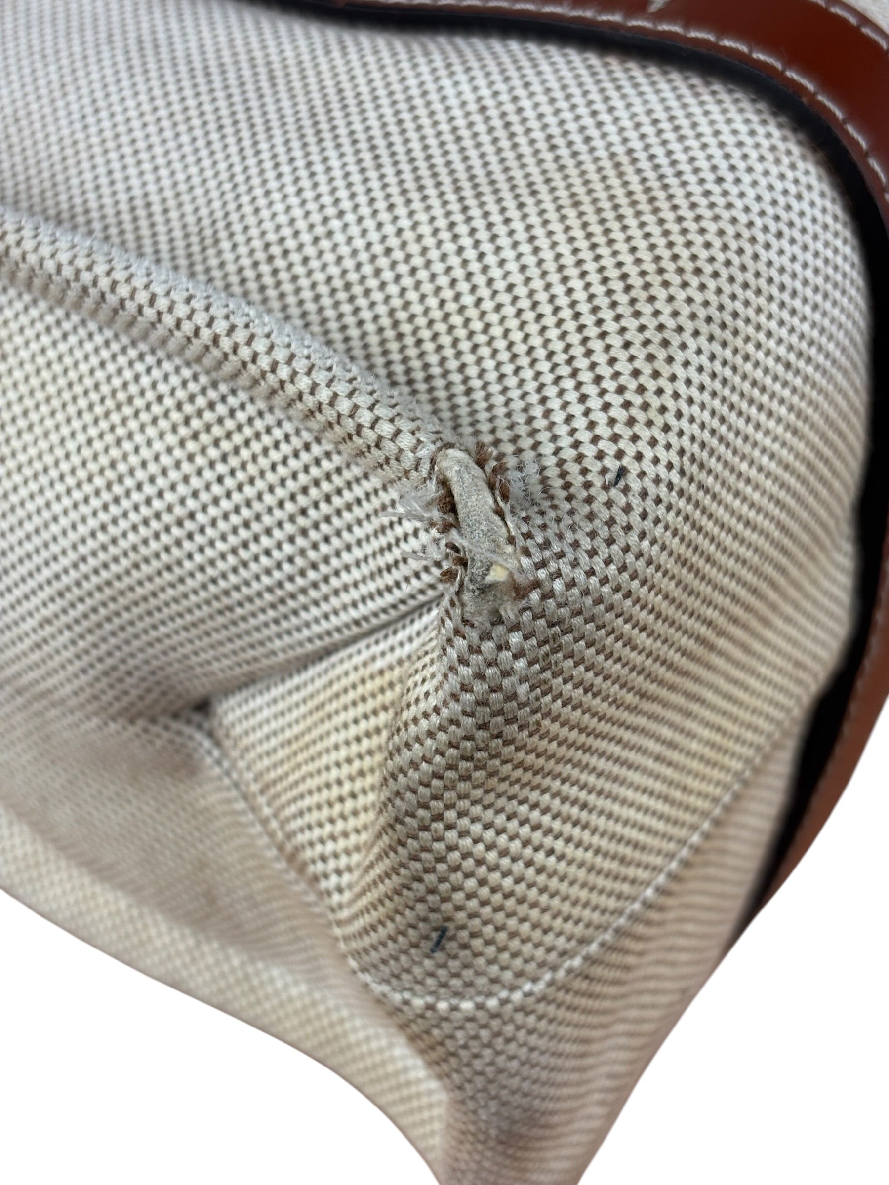 Chloe Leather Trim Woody Medium Tote Bag