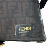 Fendi Black Zucca Canvas Chef Shoulder Bag