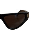 Yves Saint Laurent Black New Wave Sunglasses SL 468