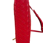Bottega Veneta Red Intrecciato Leather Crossbody Bag