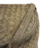 Bottega Veneta Brown Intrecciato Crossbody
