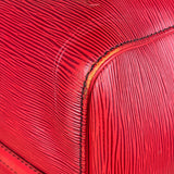 Louis Vuitton Red Epi Keepall Duffel Hand Bag