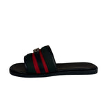 Gucci Interlocking G Sherry Line Leather Sandals