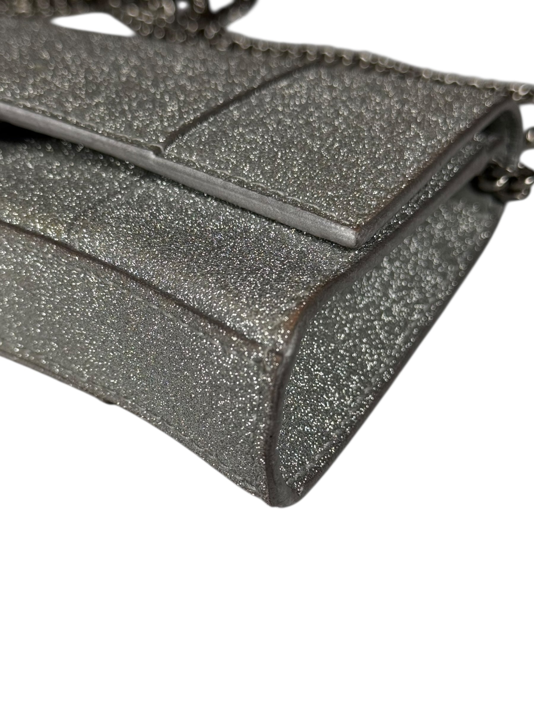 Balenciaga Hourglass Wallet On Chain XS