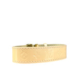Louis Vuitton Monogram Vernis Logo Bracelet Yellow