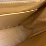 Chanel Beige Quilted Leather Two-Toned Double Flap Bag '94-'96