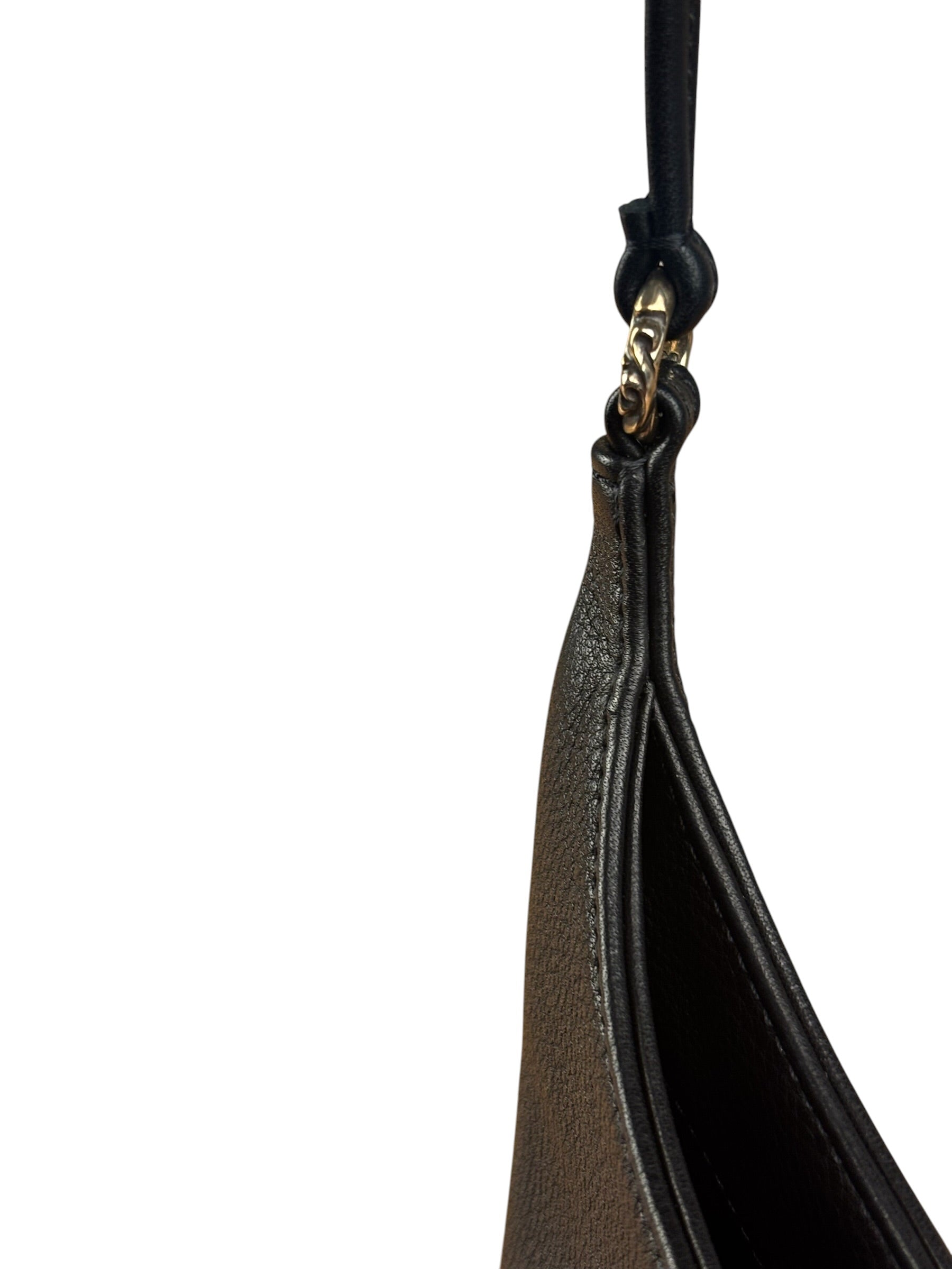 Chrome Hearts Leather Viv Silver Dagger Shoulder Bag