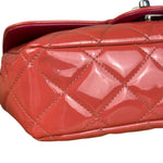 Chanel Pink Patent Quilted Small Coco Shine Flap Bag 2014