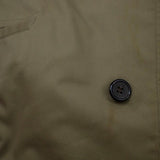 Burberry Vintage Khaki Plaid Lined Mid-Length Coat