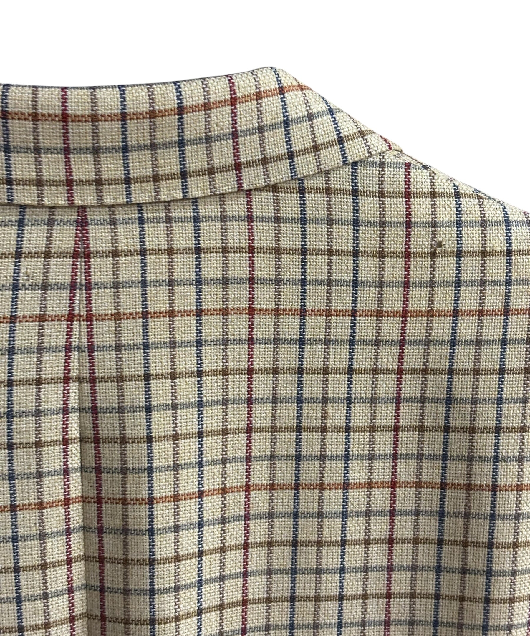 80s/90s Vintage Hermes Plaid Sportcoat (Distressed)