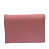 Prada Pink Saffiano Leather Wallet