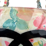 Chanel Floral Print CC Vinyl Tote 1994