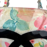 Chanel Floral Print CC Vinyl Tote 1994