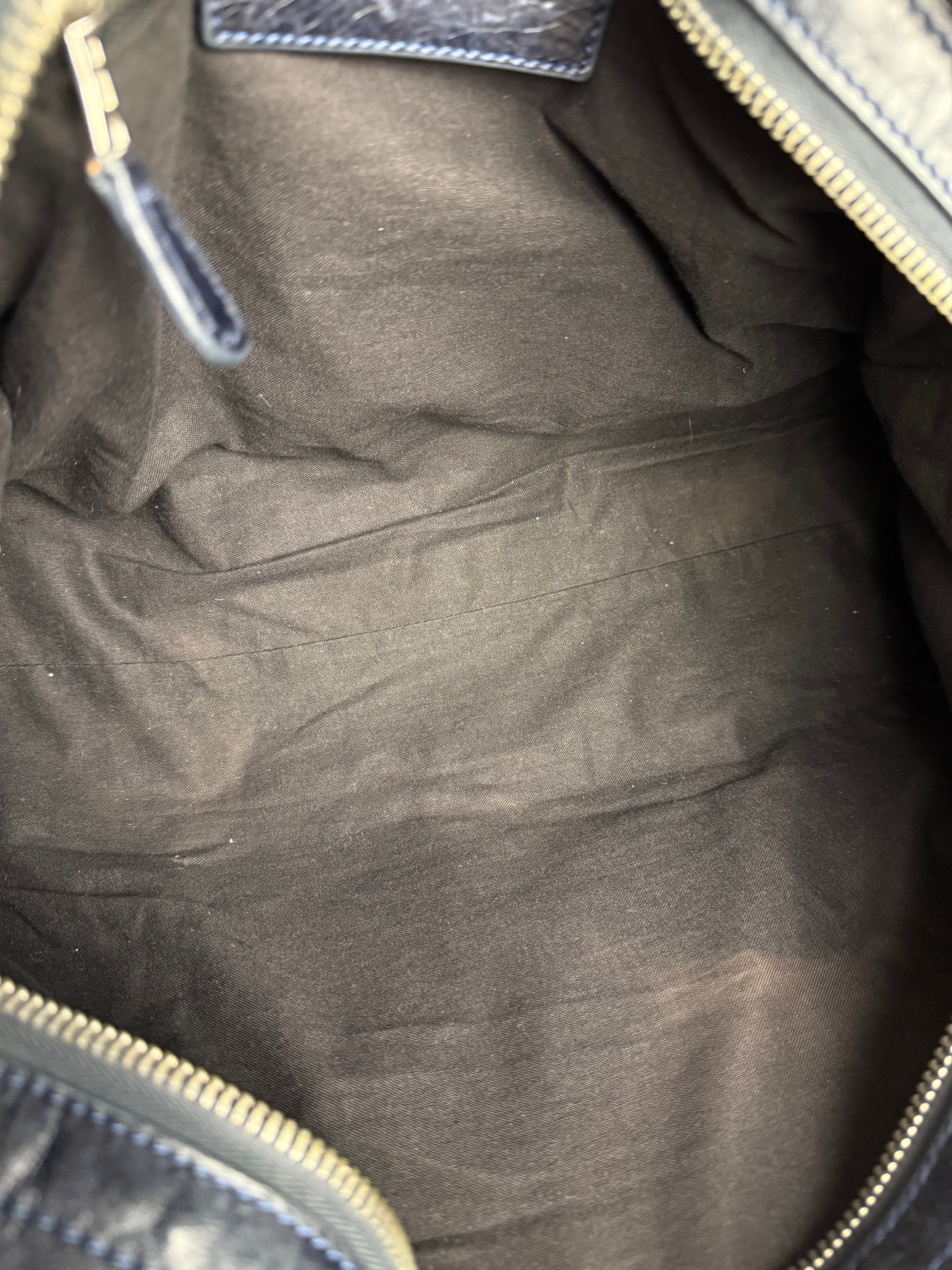 Balenciaga Navy M Le City Bag