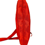 Coach Red/Orange Nylon Getaway Signature File Crossbody