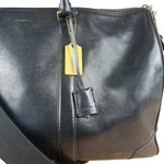 Coach Black Leather Large Duffle