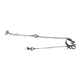 Christian Dior Vintage Trotter Logo Silver Bracelet