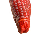 Miu Miu Bicolor Leather Striking Patterned Clutch