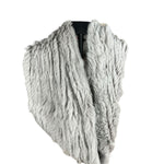 Stretch Fur Mayson Grey Mink Infinite Scarf