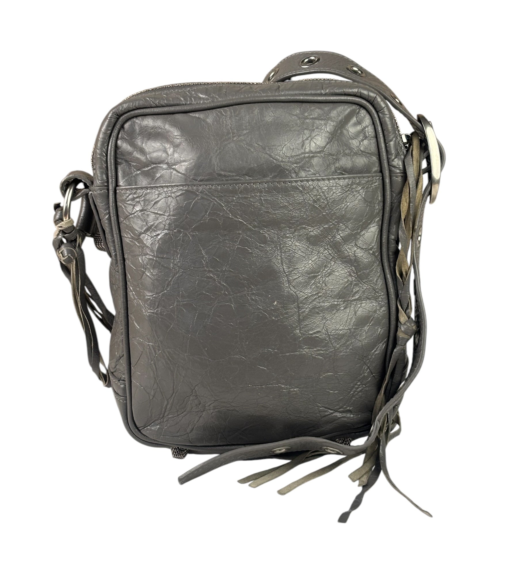 Balenciaga Gray Le Cagole Crossbody Bag