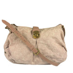 Louis Vuitton Vintage Rose Pink Monogram Denim Slightly Hobo Bag