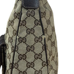 Gucci Vintage Brown Canvas GG Shoulder Bag