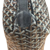 Goyard Brown/Black Leather Boheme Hobo Bag