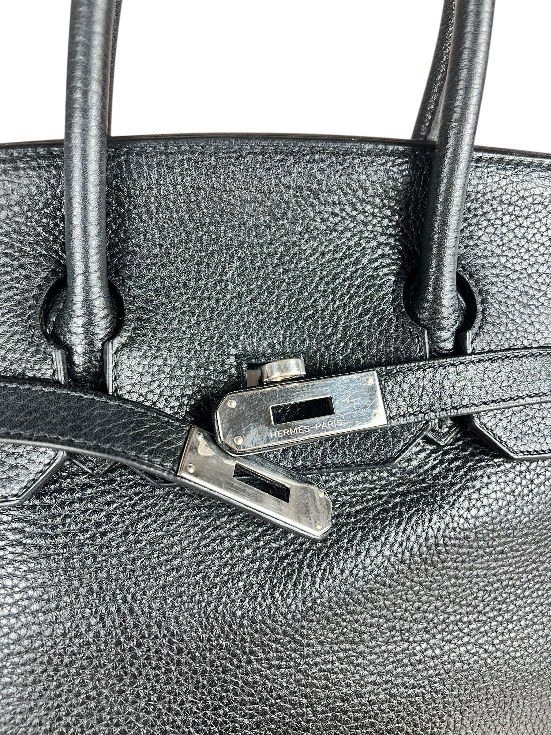 Hermes Birkin 35 Black Togo Palladium 2010