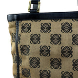 Loewe Vintage Canvas Anagram Zip Tote Bag