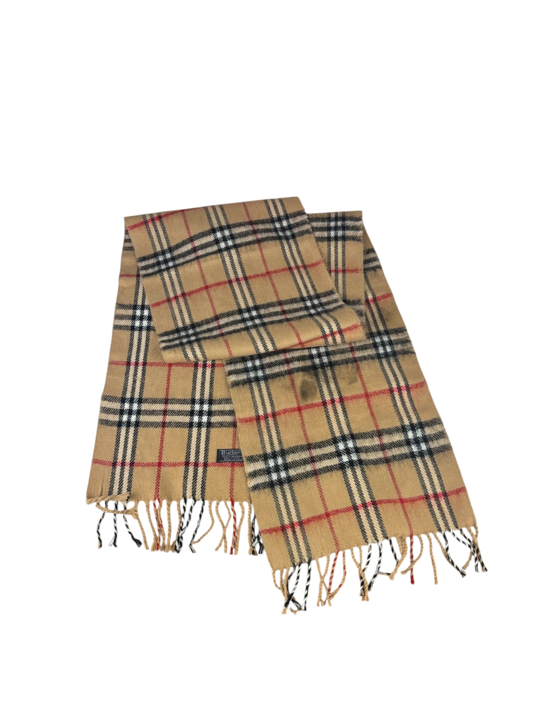 Burberry's Vintage Lambswool House Check Scarf
