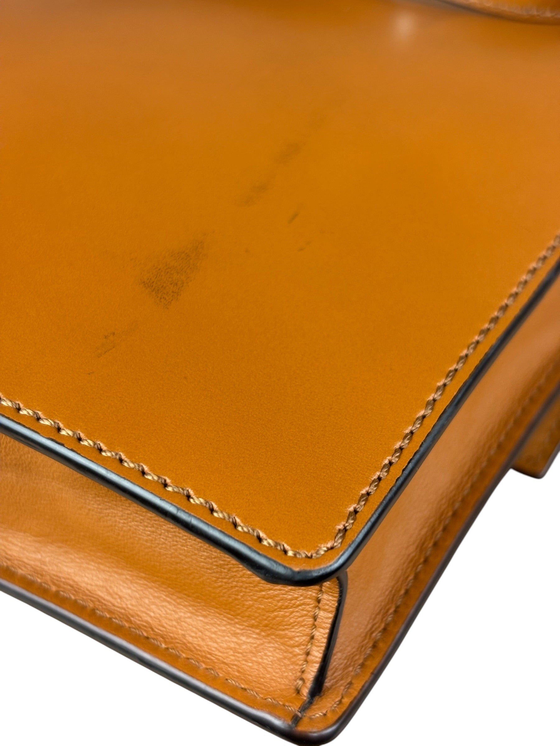 Fendi Brown/Cream Leather Jacquard FF Zucca Baguette