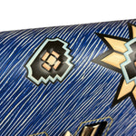 Louis Vuitton Blue Aztec Epi Leather Twist MM Bag
