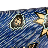 Louis Vuitton Blue Aztec Epi Leather Twist MM Bag