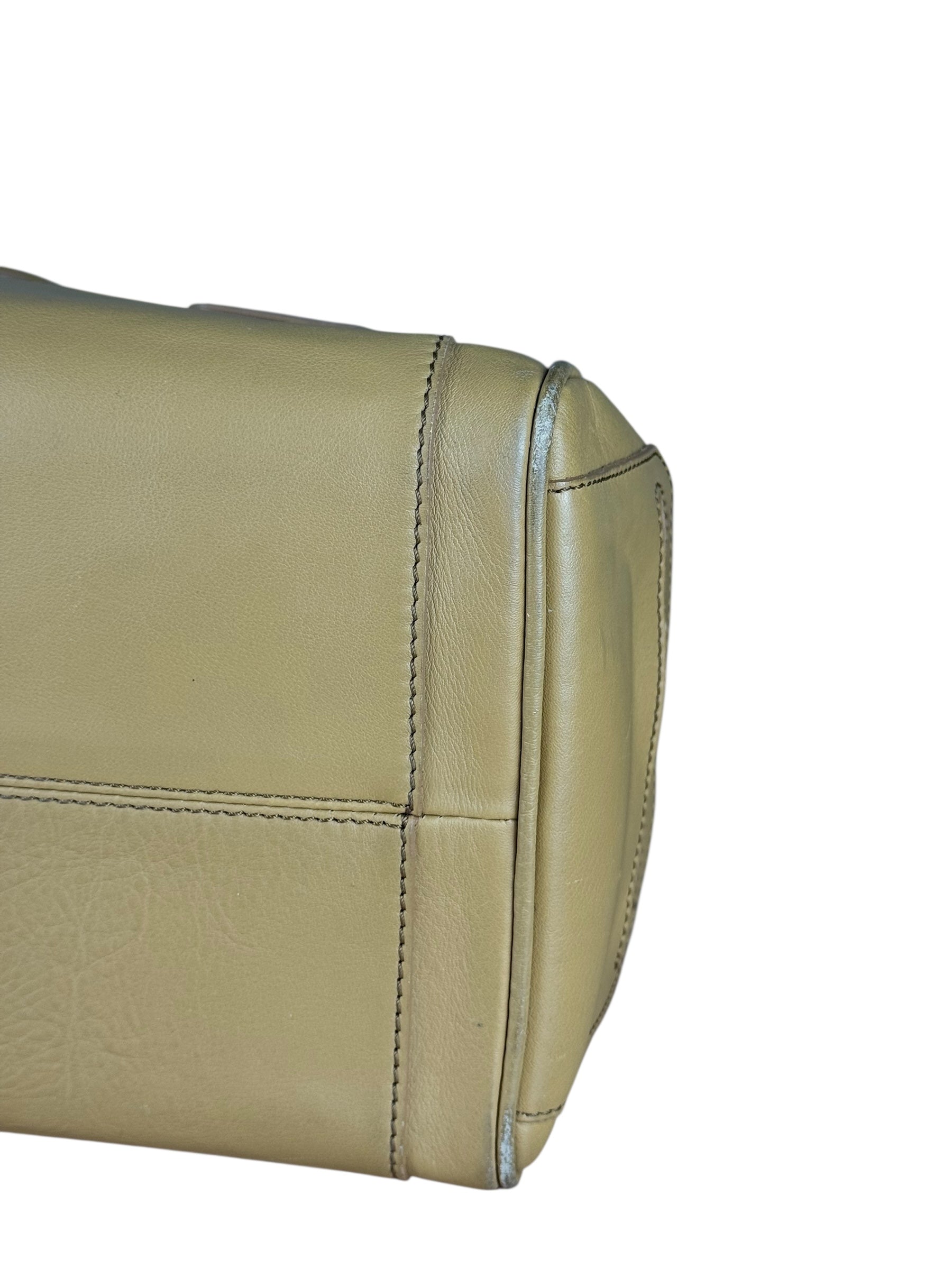 Hogan Brown Leather Boston