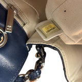 Chanel Blue Patent Quilted Business Flap Bag 2012 17ds